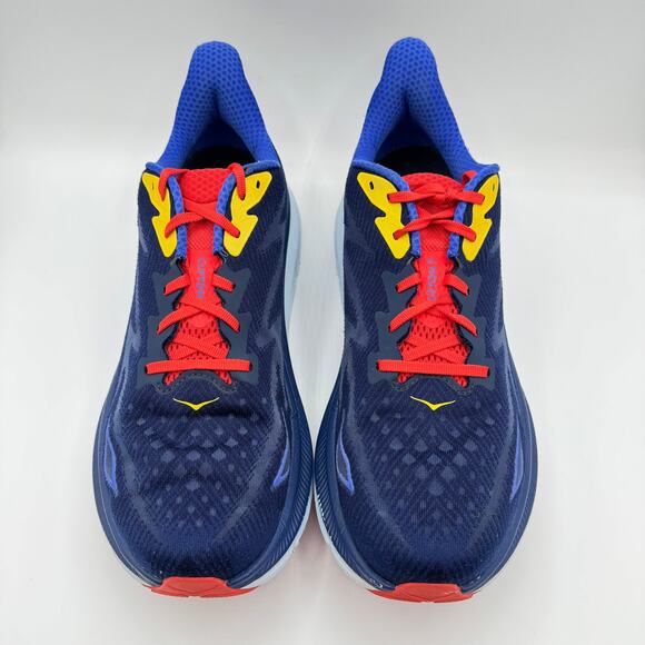 Hoka One One Clifton 9 Bellwether Blue Dazzling Blue Road-Running Sneakers 12.5 main image 4